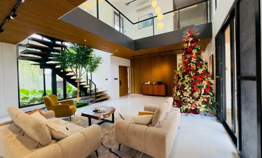 Modern Tropical Asian Design Fully Furnished 2Storey Corner House and Lot with Pool for Sale in Pasong Tamo, Quezon City