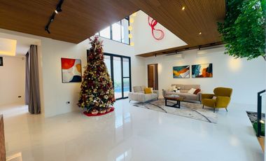 Modern Tropical Asian Design Fully Furnished 2Storey Corner House and Lot with Pool for Sale in Pasong Tamo, Quezon City