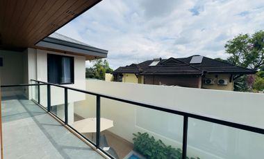 Modern Tropical Asian Design Fully Furnished 2Storey Corner House and Lot with Pool for Sale in Pasong Tamo, Quezon City