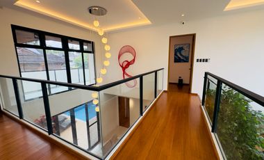 Modern Tropical Asian Design Fully Furnished 2Storey Corner House and Lot with Pool for Sale in Pasong Tamo, Quezon City