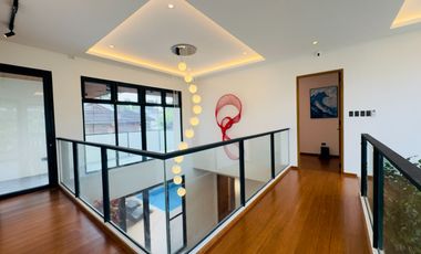 Modern Tropical Asian Design Fully Furnished 2Storey Corner House and Lot with Pool for Sale in Pasong Tamo, Quezon City