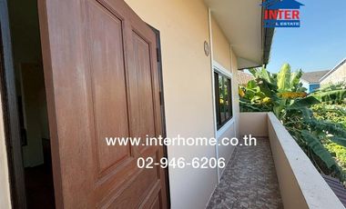 Two-story detached house, 88 sq.wah, Discovery Bali High Village, Rangsit-Khlong 4, near Yaem Sa-ard School, Rangsit-Nakhon Nayok Road, Sawai Prachara