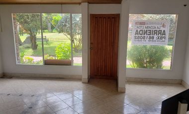 SE ARRIENDA HERMOSA CASA CONJUNTO PARQUE CENTRAL CHÍA