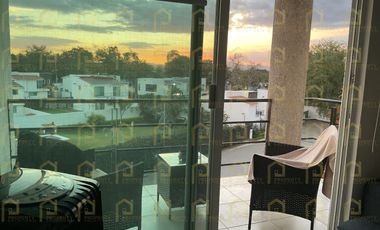 EN VENTA PENTHOUSE AMUEBLADO  CON ROOF GARDEN PRIVADO  EN EL FRACCIONAMIENTO CASCO ANTIGUO, YAUTEPEC, MORELOS.