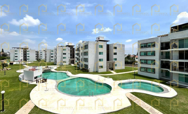 EN VENTA PENTHOUSE AMUEBLADO  CON ROOF GARDEN PRIVADO  EN EL FRACCIONAMIENTO CASCO ANTIGUO, YAUTEPEC, MORELOS.