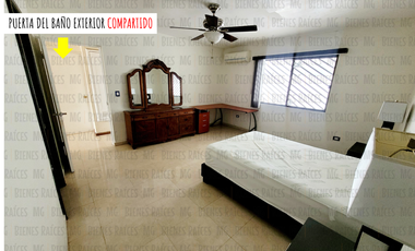 Rento Habitación amueblada, con balcón, en muy bien ubicación con fácil acceso a Anillo Periférico, Blvd. Puerta del Sol, Gonzalitos