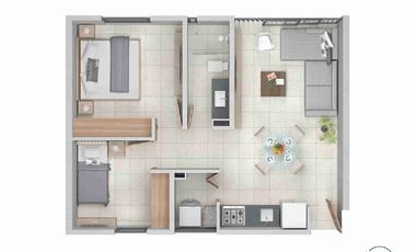 Estrena Bonito Departamento con excelente ubicación a un costado de Buga