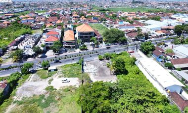 dijual tanah strategis dan bagus di jalan utama bypass ngurah rai pemogan