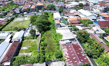 dijual tanah strategis dan bagus di jalan utama bypass ngurah rai pemogan