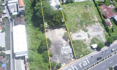 dijual tanah strategis dan bagus di jalan utama bypass ngurah rai pemogan