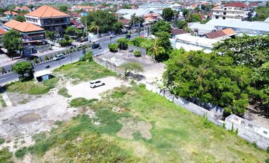 dijual tanah strategis dan bagus di jalan utama bypass ngurah rai pemogan