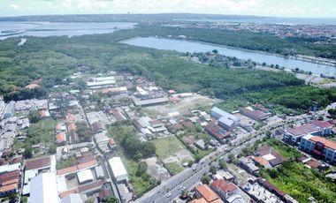 dijual tanah strategis dan bagus di jalan utama bypass ngurah rai pemogan