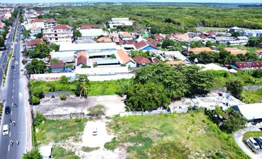 dijual tanah strategis dan bagus di jalan utama bypass ngurah rai pemogan