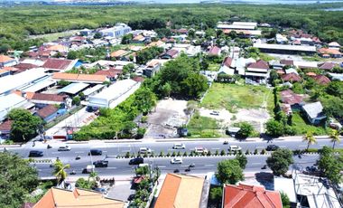dijual tanah strategis dan bagus di jalan utama bypass ngurah rai pemogan