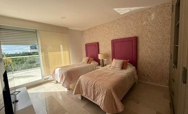 INCREIBLE DEPARTAMENTO AMUEBLADO EN BREZZA TOWERS, ENTRADA DE LA ZONA HOTELERA