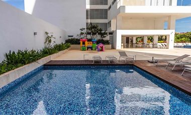 INCREIBLE DEPARTAMENTO AMUEBLADO EN BREZZA TOWERS, ENTRADA DE LA ZONA HOTELERA