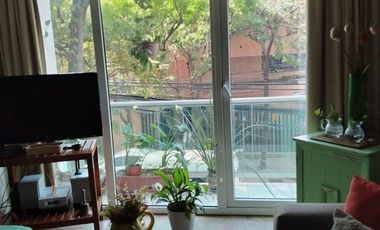 Recamara amueblada, con baño independiente, acceso  a lavadora , secadora y todo el departamento