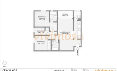 Ñuñoa - Metro Irarrázaval  - 3 Dorm - Familias