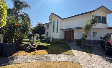 Renta casa amueblada con alberca y jardín. El Cristo Country Club, Atlixco, Puebla