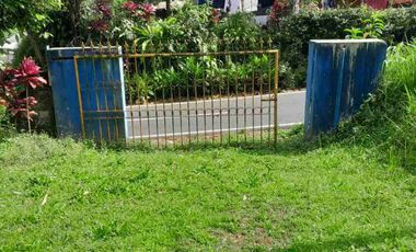 dijual lahan + bangunan semi villa pinggir jalan udara sejuk