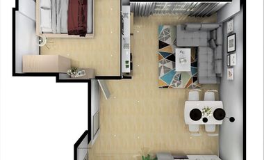 Urgent Sale! House-Sized Condo! Sun to Moon Residence (Ayutthaya): 53 sq.m. unit near Rojana, Hi-Tech, Big C, and Central.
