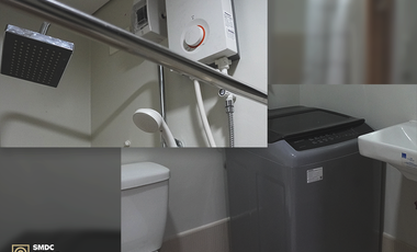 Bare 2 Bedroom Unit with Balcony for Rent in Unit B020424 Tower 2 Bloom Residences Paranaque City