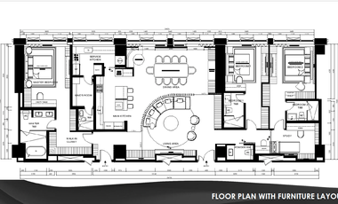 For Sale Rare Brand New Balmori Suites B unit 248sqm + 6.84sqm storage + 4 parking Interiored Luxury Furniture