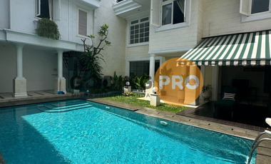 Disewakan Rumah Pondok Indah Jakarta Furnish Ada Kolam Renang