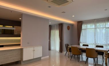 Single House for Sale –  Mantana Motorway-New Krungthep Kretha Corner Plot Facing the Park