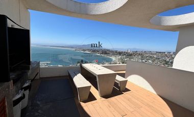 Arriendo Departamento 2D / 2B + E y B, con full Vista al mar
