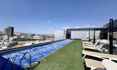 RENTO DEPARTAMENTO AMUEBLADO EN TORRE BASANIA, ZONA DE VILLA DEL JUNCAL, AL NORTE DE LA CD DE LEON