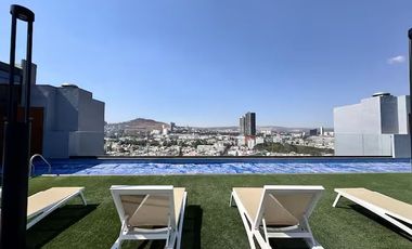 RENTO DEPARTAMENTO AMUEBLADO EN TORRE BASANIA, ZONA DE VILLA DEL JUNCAL, AL NORTE DE LA CD DE LEON