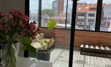 En arriendo departamento amoblado de 1 dormitorio a 1 cuadra del Parque de la Madre -  Suite en Renta