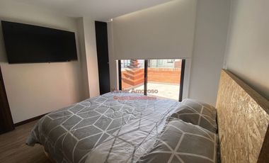 En arriendo departamento amoblado de 1 dormitorio a 1 cuadra del Parque de la Madre -  Suite en Renta