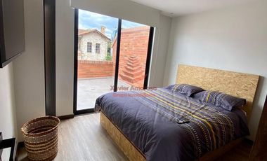 En arriendo departamento amoblado de 1 dormitorio a 1 cuadra del Parque de la Madre -  Suite en Renta