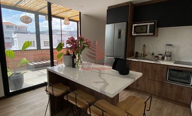 En arriendo departamento amoblado de 1 dormitorio a 1 cuadra del Parque de la Madre -  Suite en Renta
