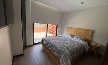 En arriendo departamento amoblado de 1 dormitorio a 1 cuadra del Parque de la Madre -  Suite en Renta