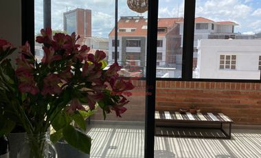 En arriendo departamento amoblado de 1 dormitorio a 1 cuadra del Parque de la Madre -  Suite en Renta