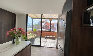 En arriendo departamento amoblado de 1 dormitorio a 1 cuadra del Parque de la Madre -  Suite en Renta