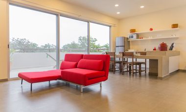 Departamento en Renta | 1 Recámara | Amplia Terraza | Totalmente Amueblado