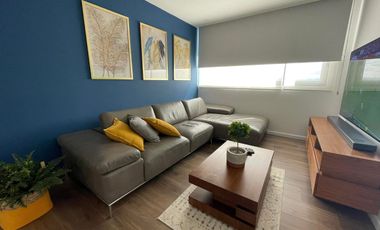 En RENTA hermoso departamento AMUEBLADO y equipado en condominio Alegra, Juriquilla Santa Fe