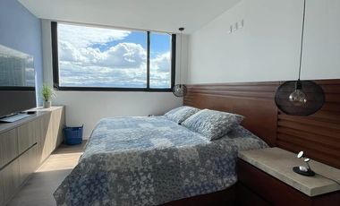 En RENTA hermoso departamento AMUEBLADO y equipado en condominio Alegra, Juriquilla Santa Fe