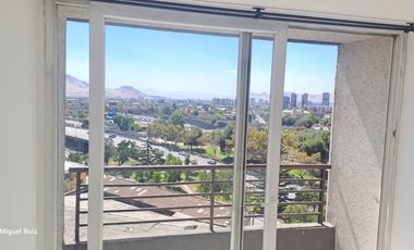 Oportunidad de inversión depto1d1b piso 12 y 13 vista despejada mapocho 1522