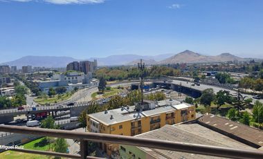 Oportunidad de inversión depto1d1b piso 12 y 13 vista despejada mapocho 1522