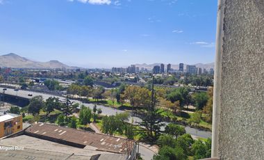 Oportunidad de inversión depto1d1b piso 12 y 13 vista despejada mapocho 1522