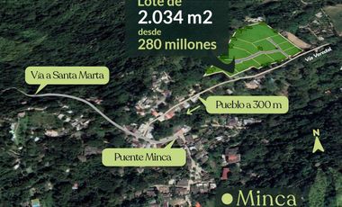 Lote Campestre en Venta en Minca, Cerca al Río, Santa Marta