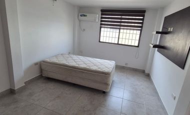 Departamento Semiamoblado en Alquiler en la Alborada, 1 Habitación, 1 Baño, Garaje, Norte de Guayaquil.