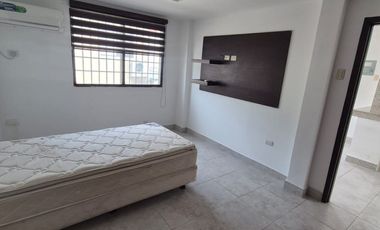 Departamento Semiamoblado en Alquiler en la Alborada, 1 Habitación, 1 Baño, Garaje, Norte de Guayaquil.