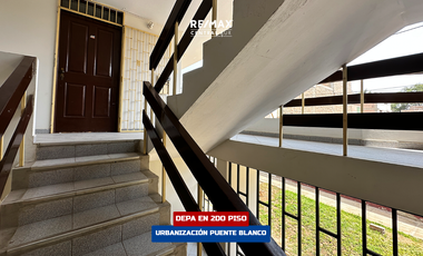 Amplio Departamento En Alquiler En 2Do Piso - Urb. Puente Blanco (Ica)