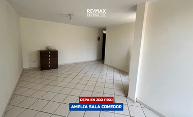 Amplio Departamento En Alquiler En 2Do Piso - Urb. Puente Blanco (Ica)